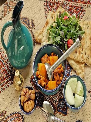 dizi a traditional dish in Iran