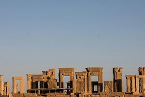 Takhte-jamshid historical place in central Iran